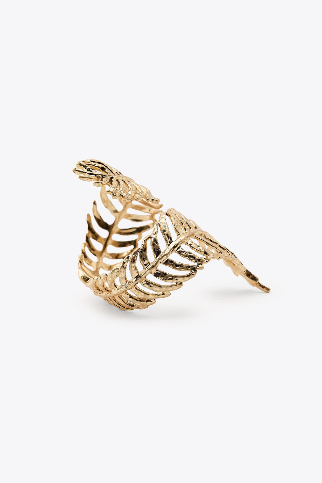 ARECA LEAF TWISTED BANGLE BRACELET - Zara фото 2