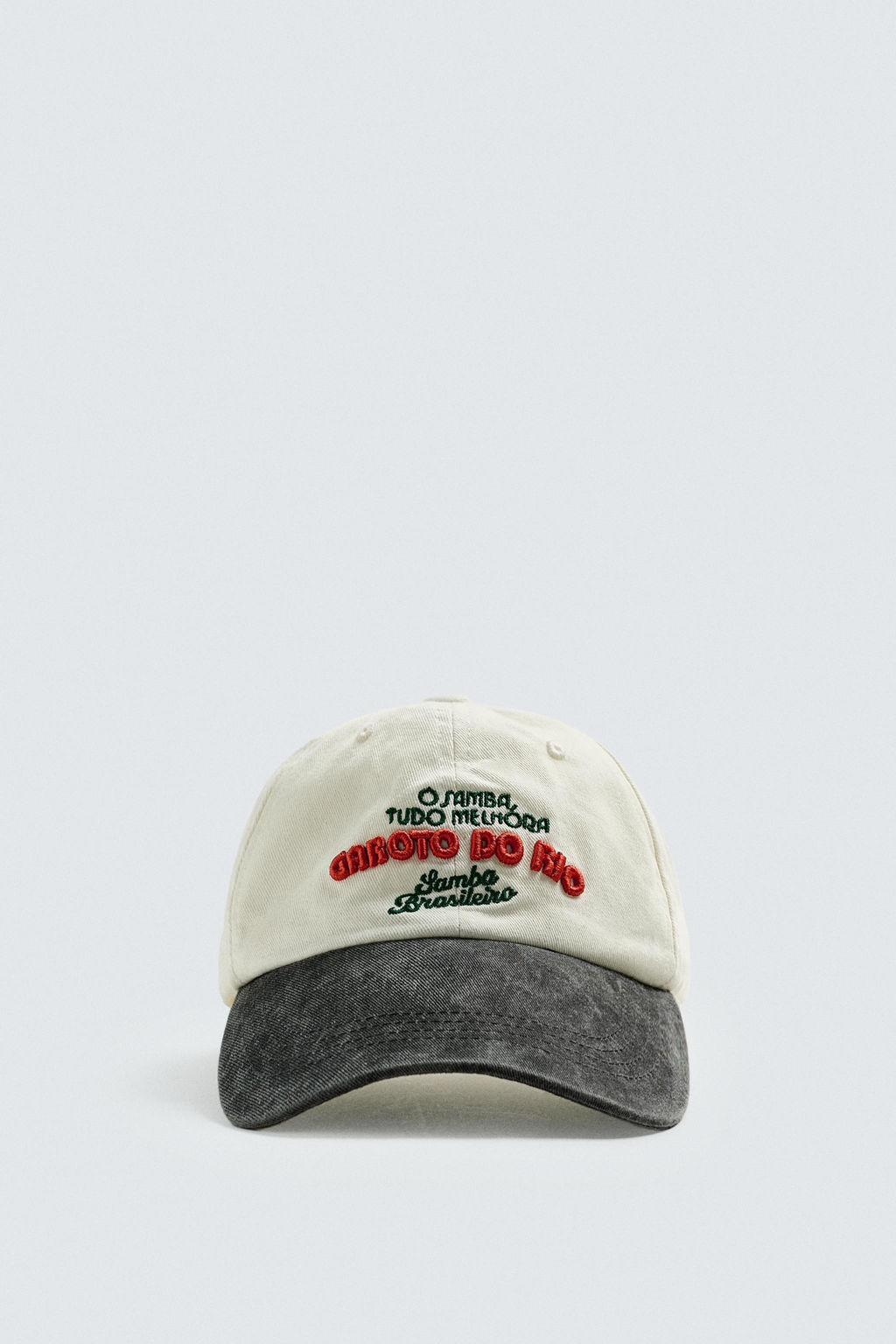 CONTRAST EMBROIDERY CAP - Zara фото 5
