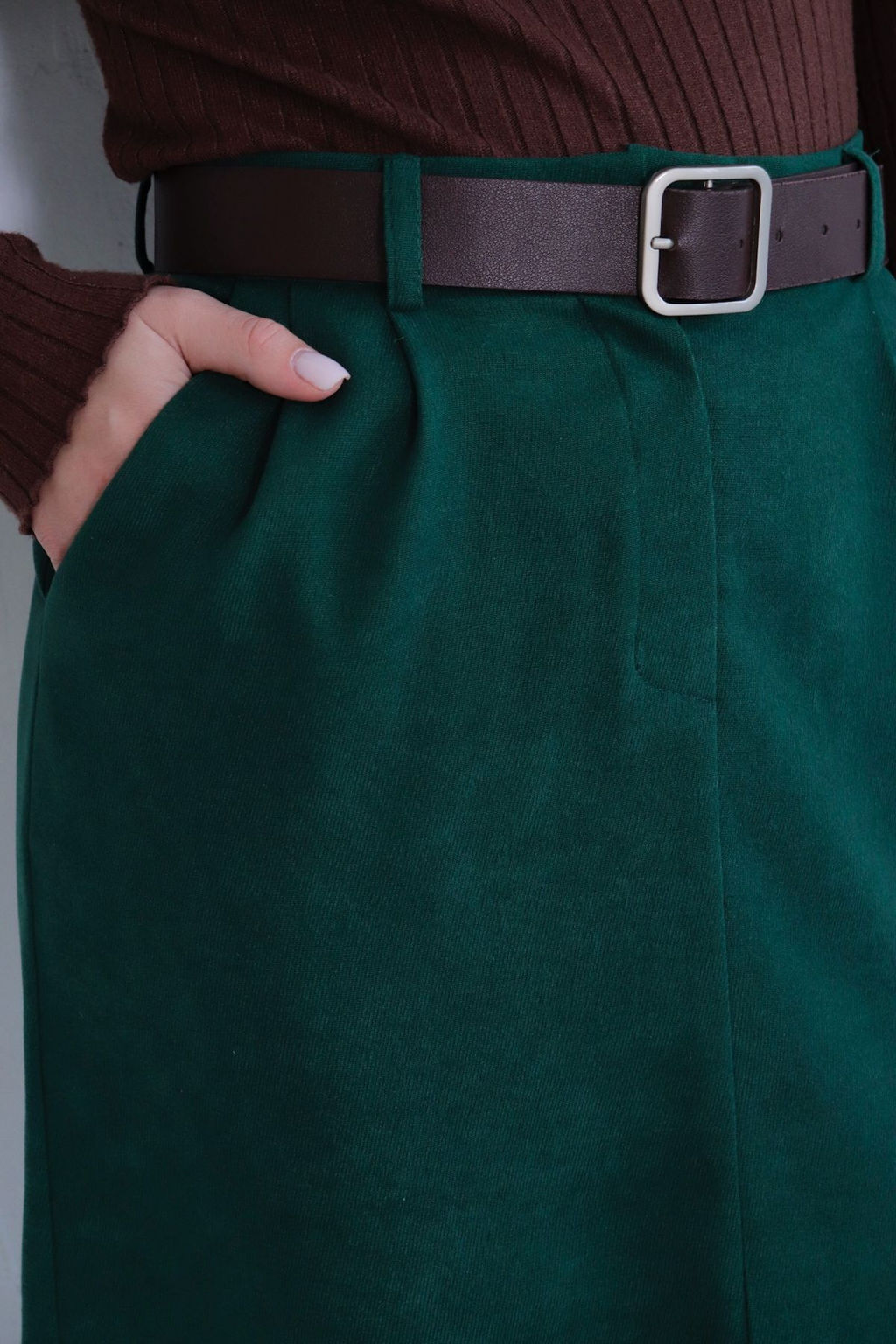 Юбка миди-макси с разрезом спереди - Martichelli фото 154