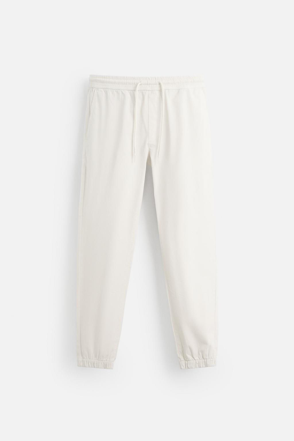 FADED JOGGER WAIST TROUSERS - Zara фото 7