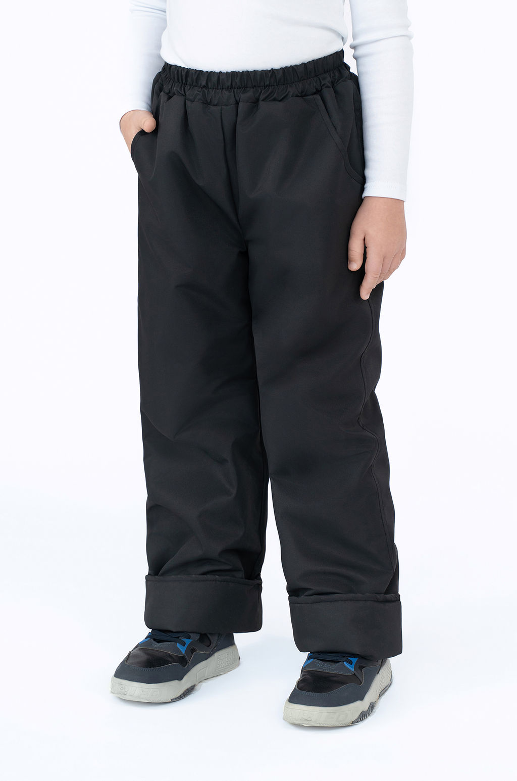 Брюки на поясе демисезонные розовые - Arctic kids фото 14