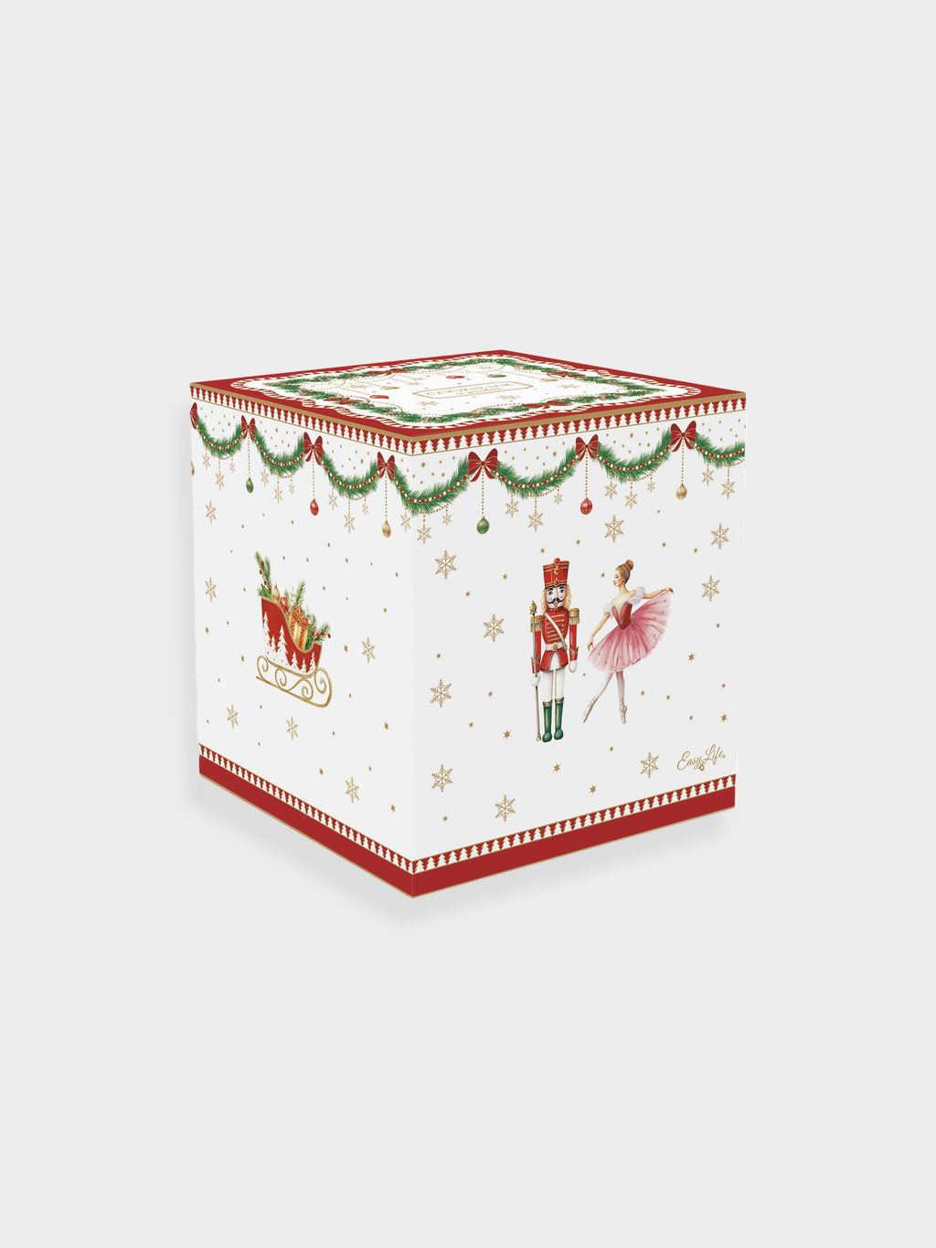 Банка для продуктов, фарфор P, белая, Щелкунчик и фея, Magie de Noel - Easy life фото 2