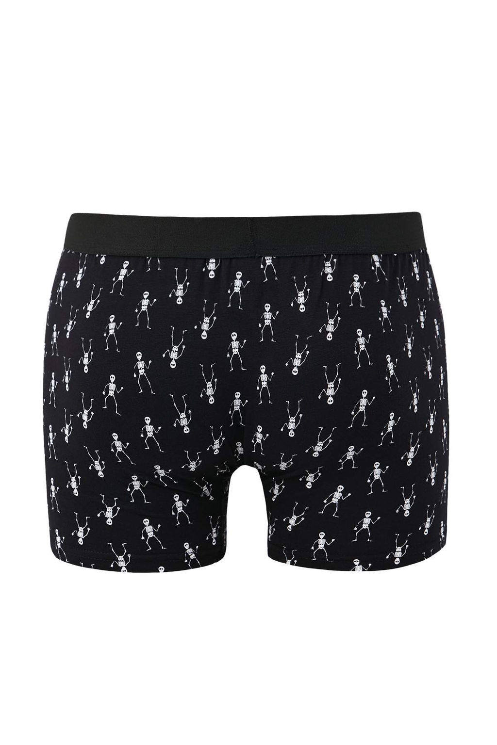 Siyah Desenli Pamuklu Likral? 3lu Boxer TMNAW26BX00000 - Trendyolmilla фото 5