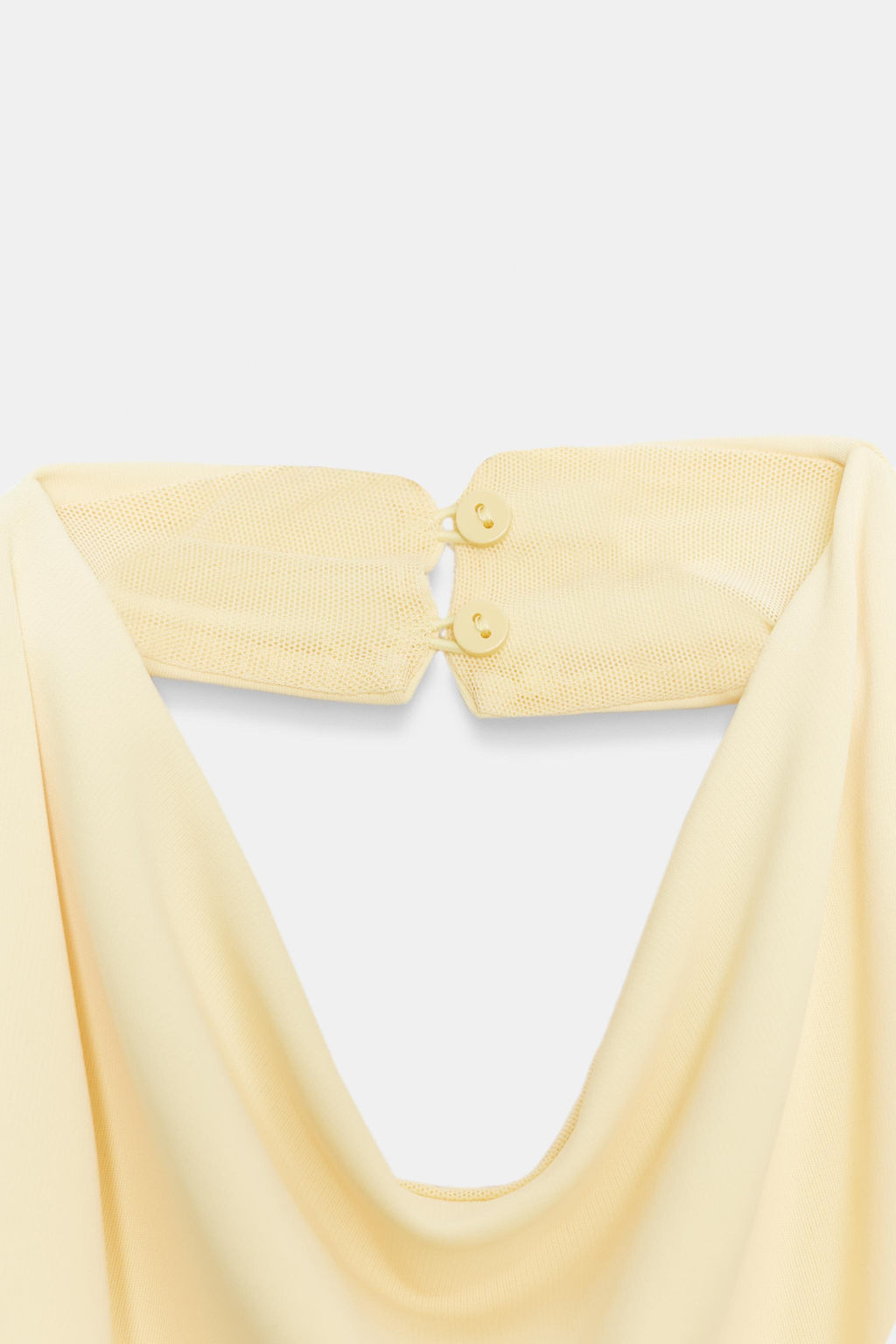 TOP DRAPEADO FLUIDO / Amarillo claro - Zara фото 6