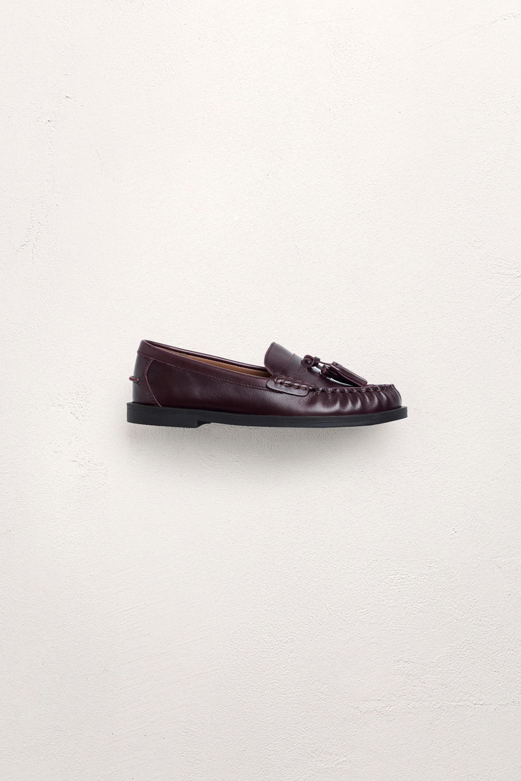 LEATHER TASSEL LOAFERS LIMITED EDITION - Zara фото 10