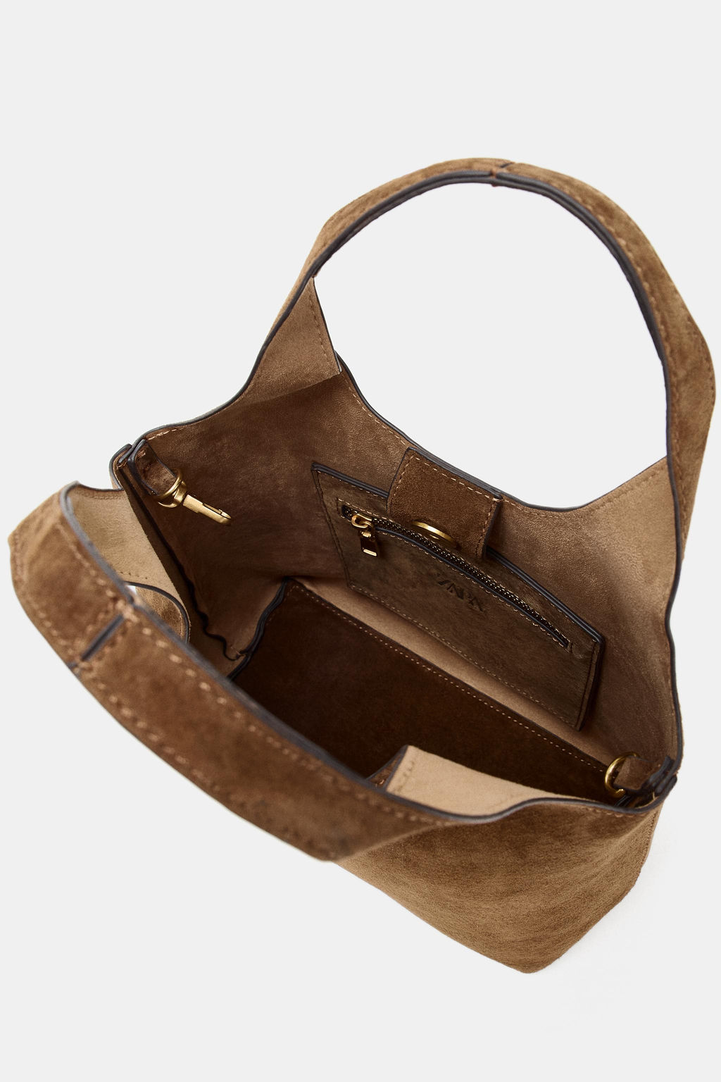 SPLIT SUEDE MINI TOTE BAG