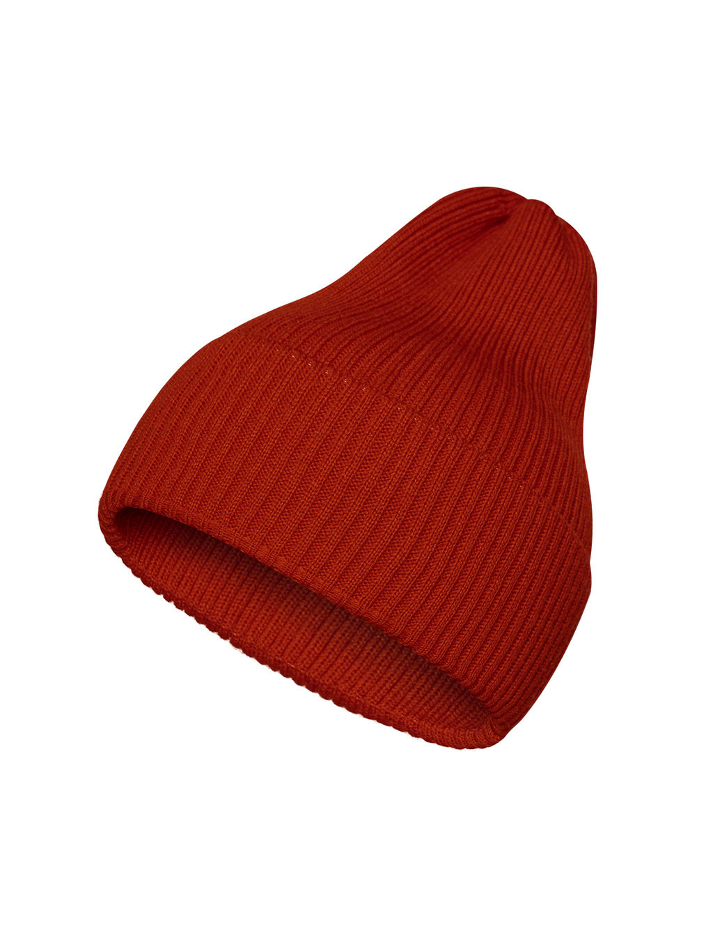 Шапка вязаная красная