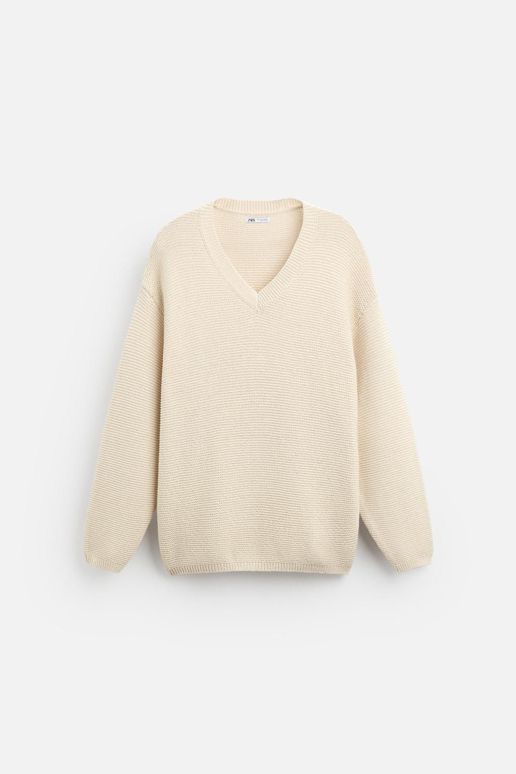 TEXTURED KNIT SWEATER - Zara фото 6