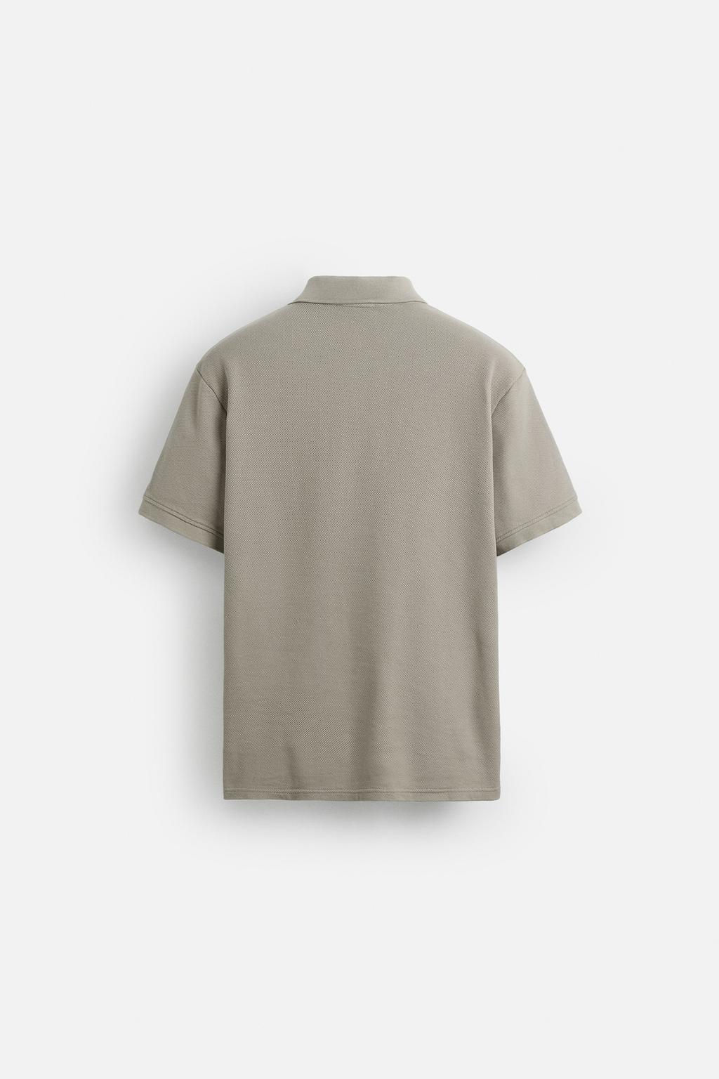 QUARTER-ZIP POLO SHIRT - Zara фото 23
