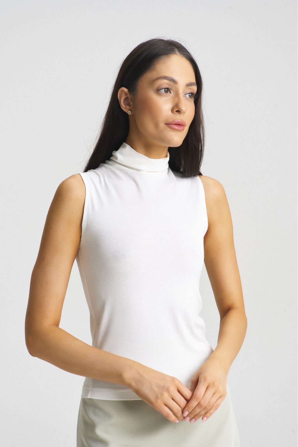 Топ-водолазка из вискозы Milk - Erist store фото 2