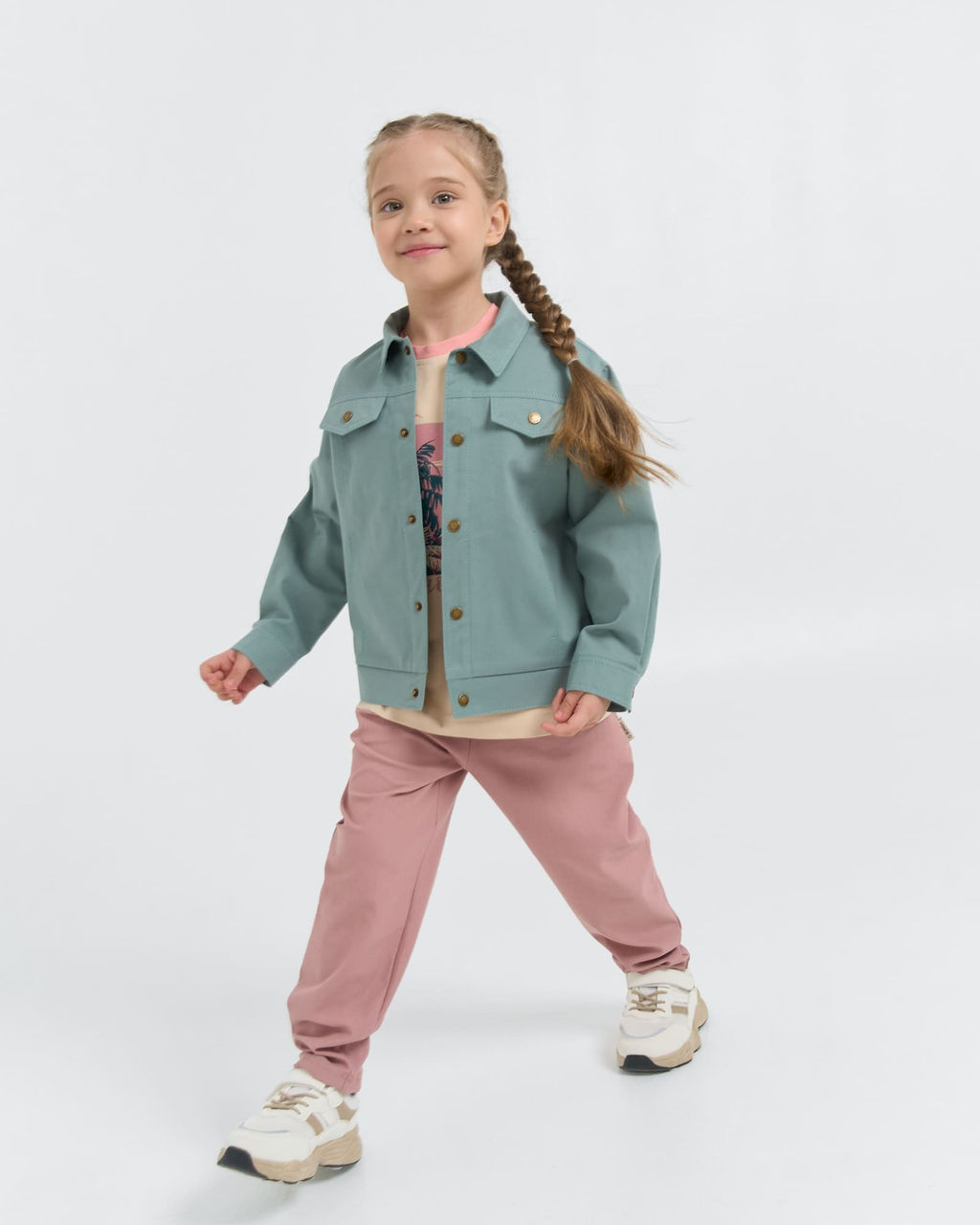 Брюки из джинскота Пепельная роза - Bungly фото 6