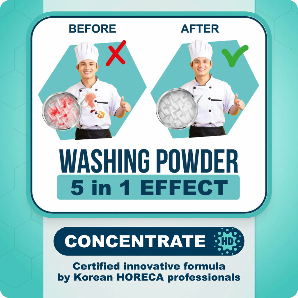 OTTAKU 5in1 EFFECT Концентрированный универсальный стиральный порошок с пятновыводителем, 2,7 кг  фото 3