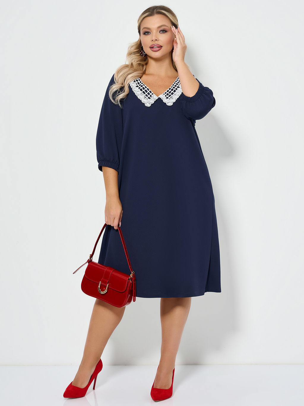 Платье 0218-2 чёрный кварц - Dora фото 117