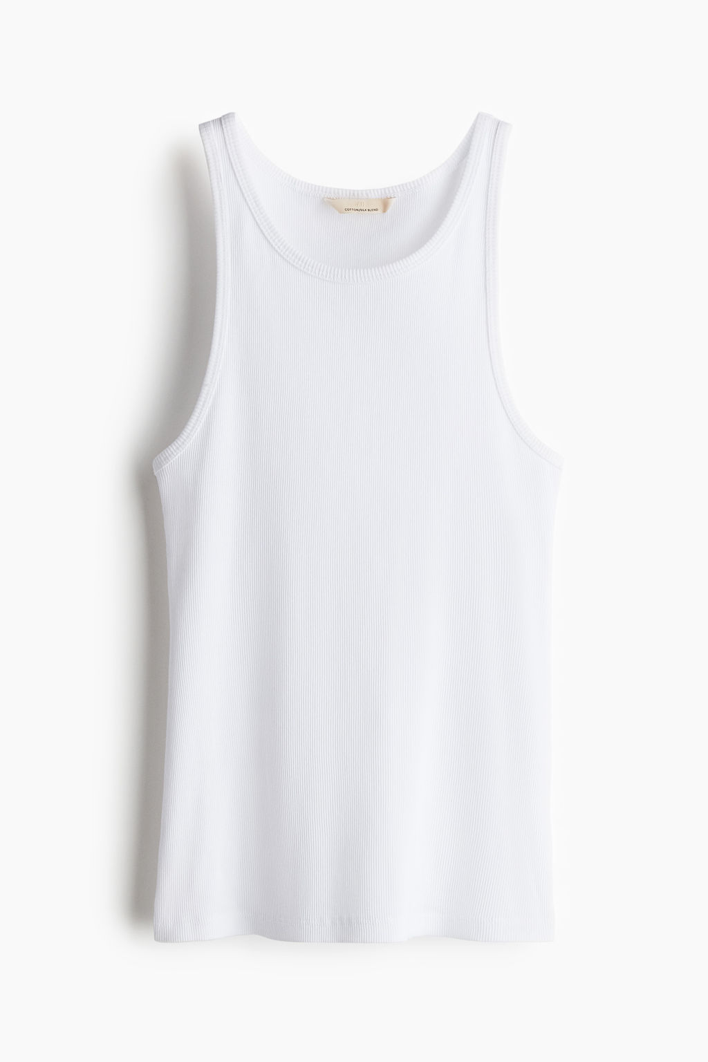 Camiseta sin mangas en canal? de mezcla de seda - H&m фото 5