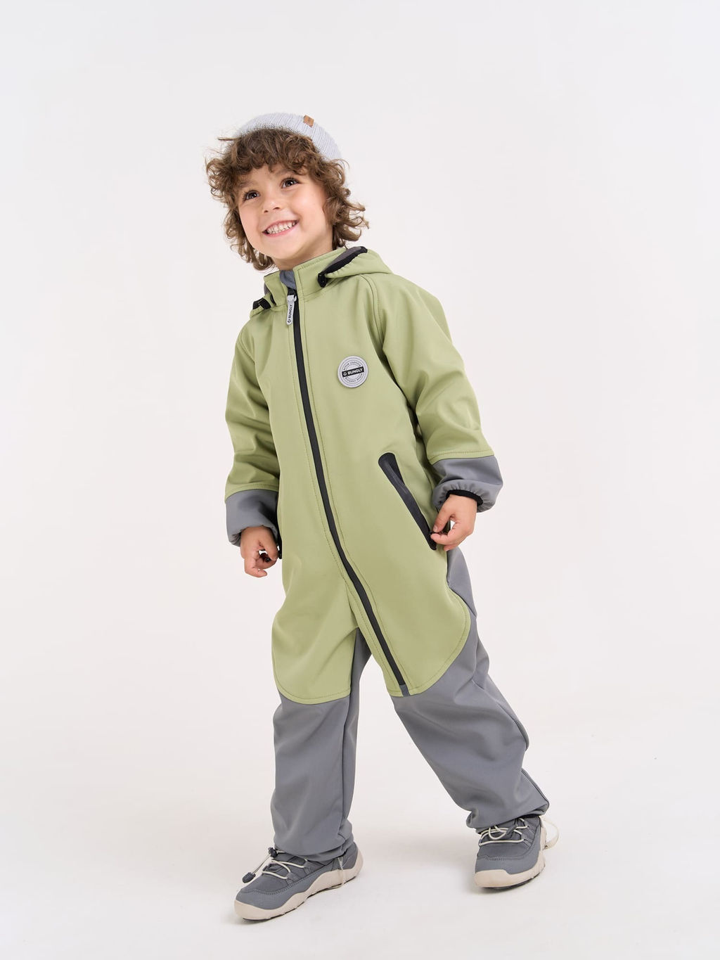 Комбинезон Softshell демисезонный Фисташка - Bungly фото 2
