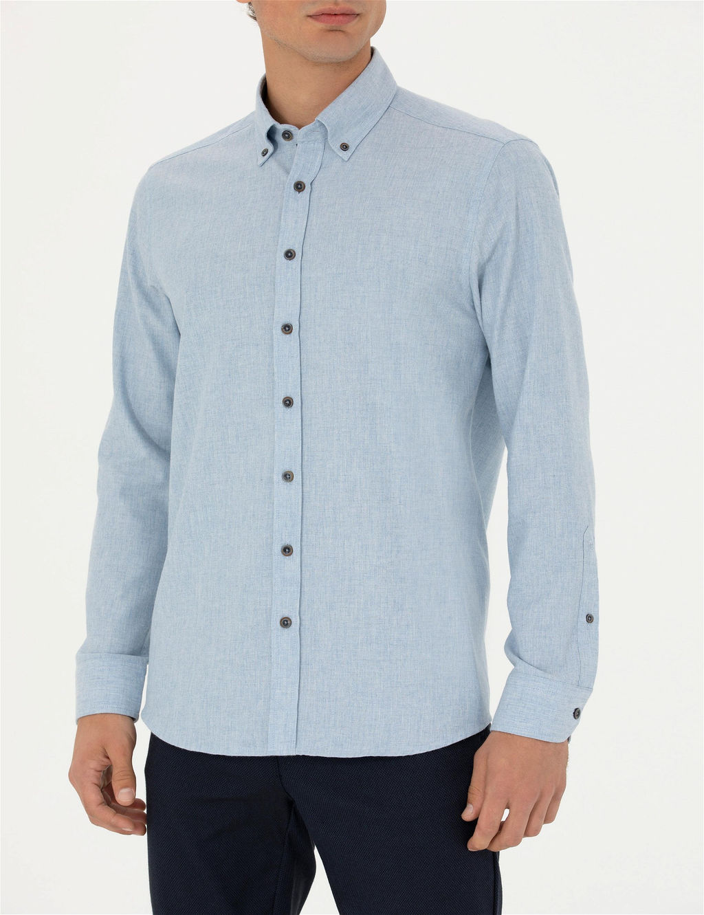 Mavi Regular Fit Uzun Kollu G_mlek - Pierre cardin фото 6