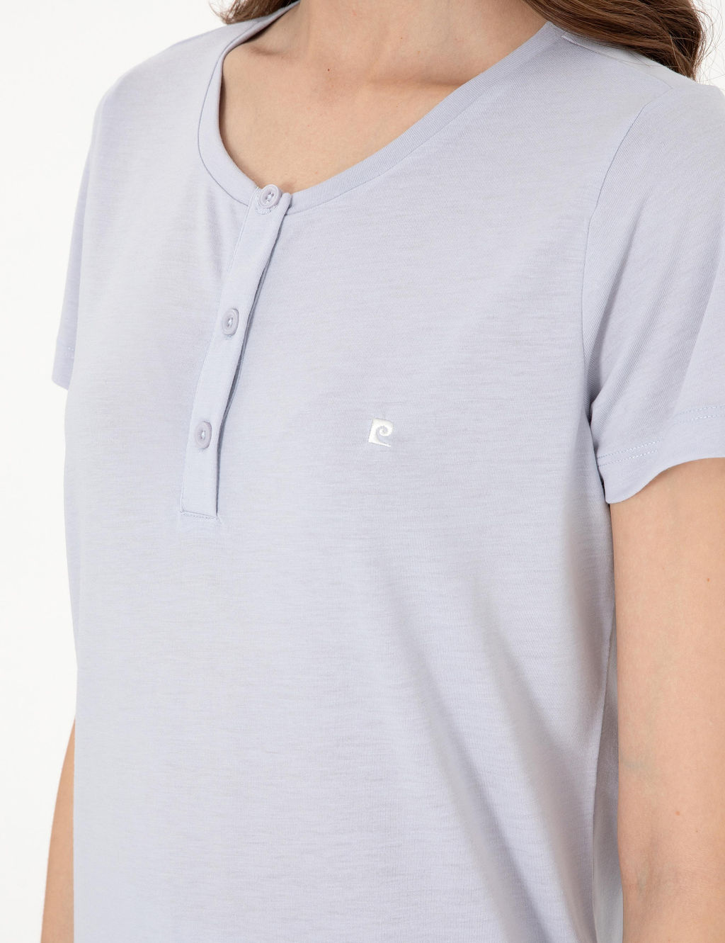 Mavi K_sakollu Kapri Pijama Tak_m_ - Pierre cardin фото 7