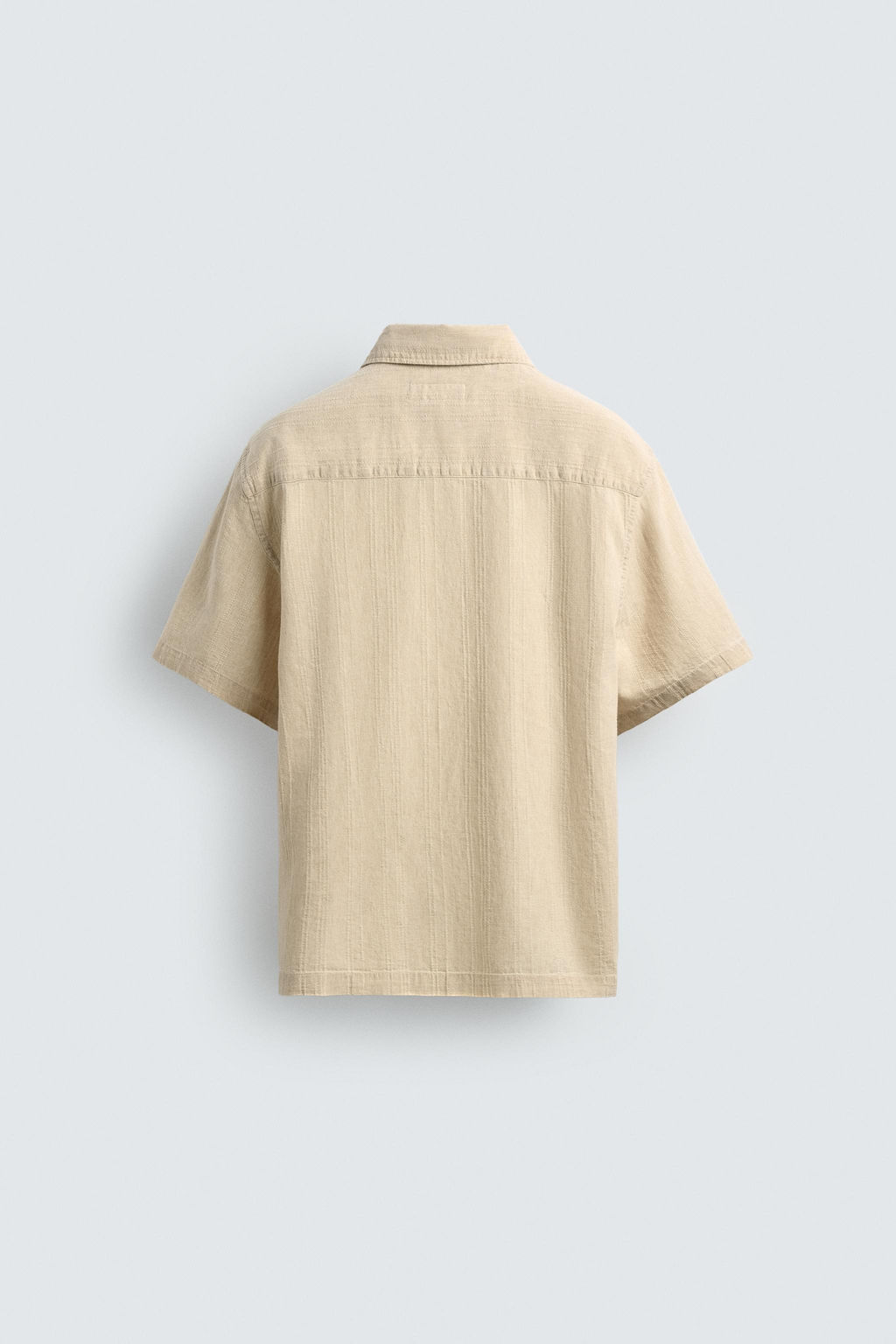 CAMISA ESTRUCTURA LAVADA / Crudo medio - Zara фото 9