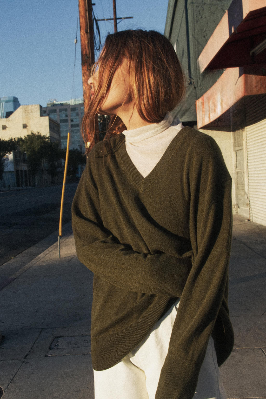 OVERSIZED 100% WOOL KNIT SWEATER - Zara фото 9