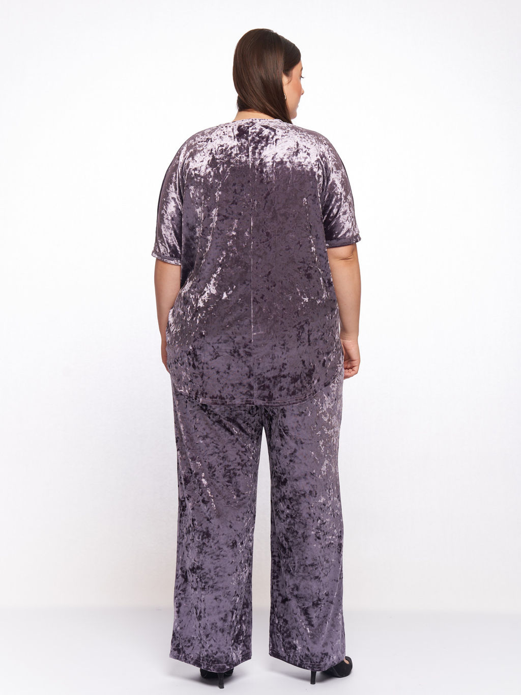 Вечерний бархатный костюм KO42911PUR64 - Артесса фото 7