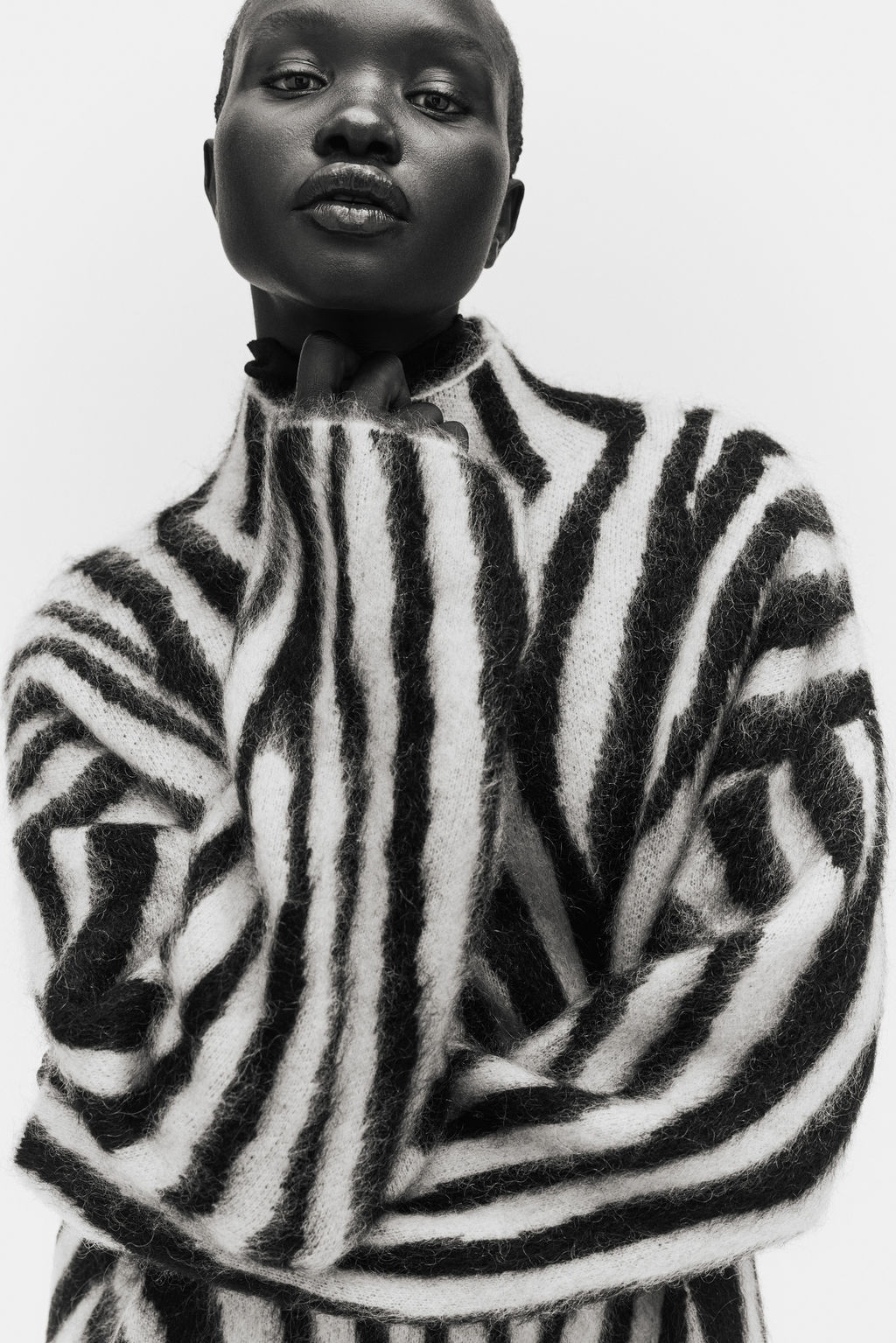 Jersey en mezcla de mohair con cuello perkins - H&m фото 2