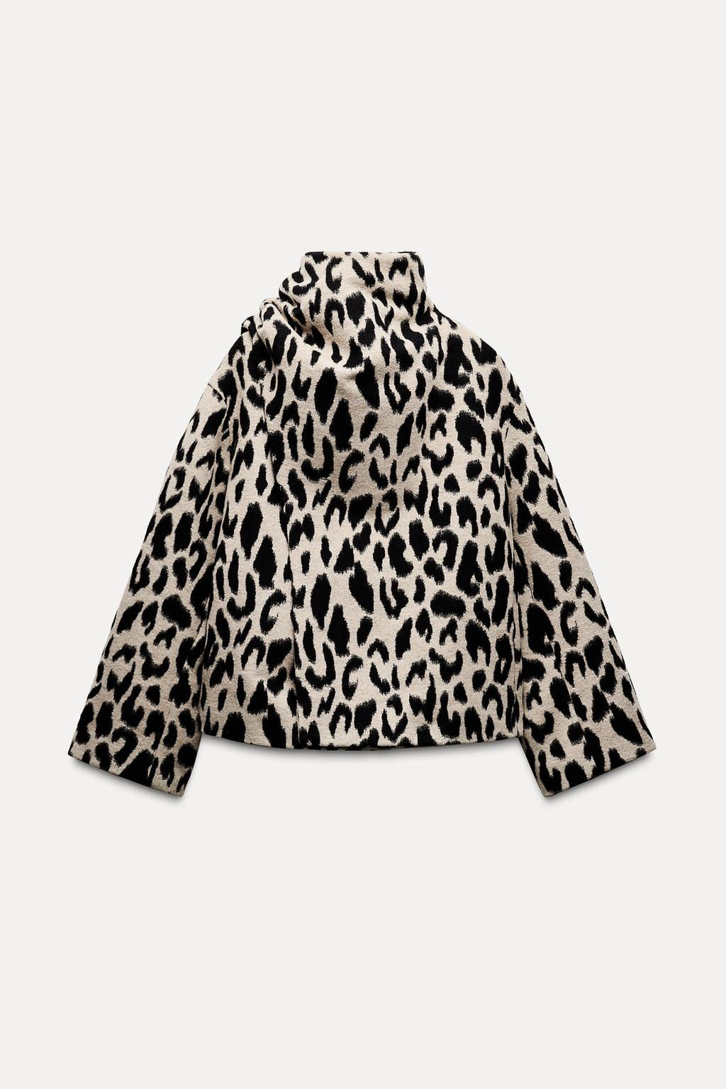 ZW COLLECTION WOOL SCARF COAT - Zara фото 4