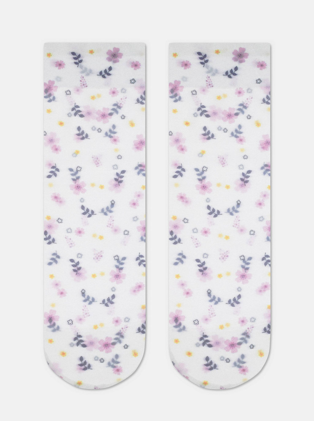 Цена за 2 пары. Носки фантазийные CONTE Носки с рисунком Leaves and flowers - Conte elegant фото 6