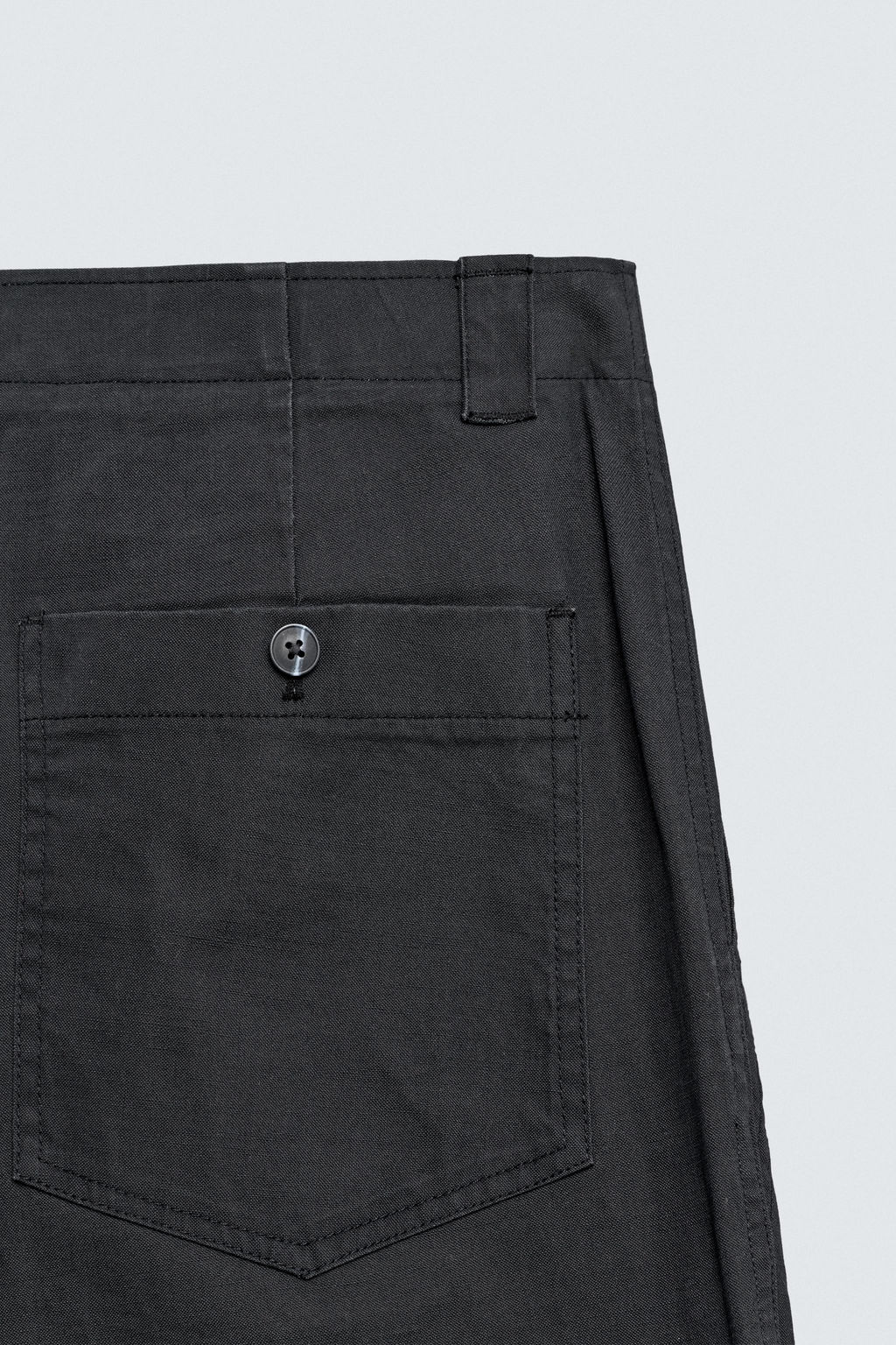 PANTAL?N STRAIGHT FIT LAVADO / Acero - Zara фото 10