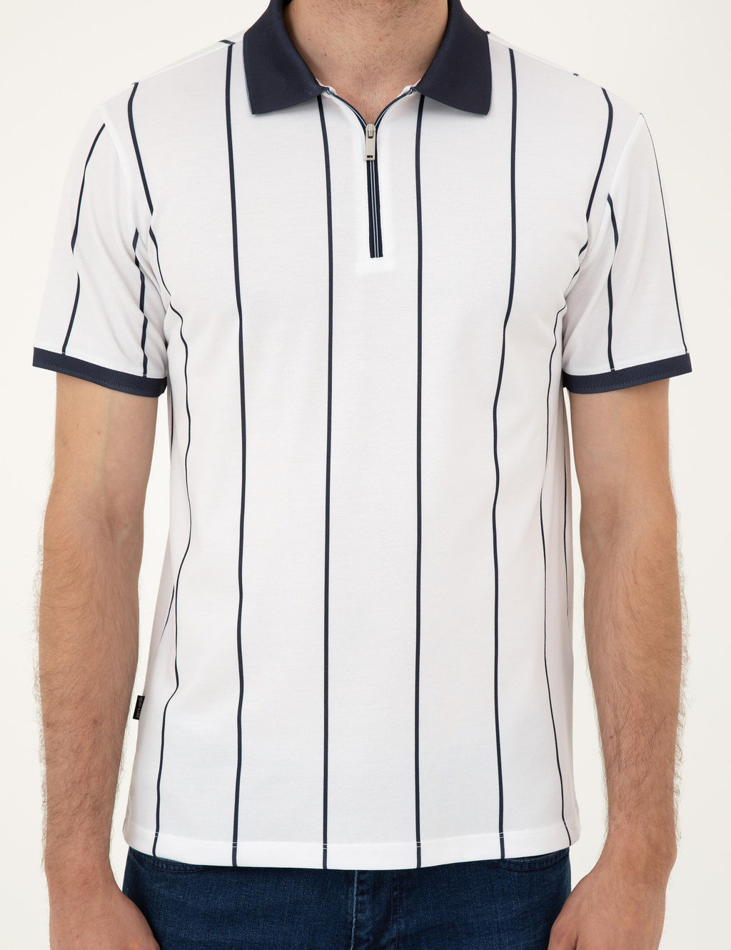 Lacivert Slim Fit Ti__rt