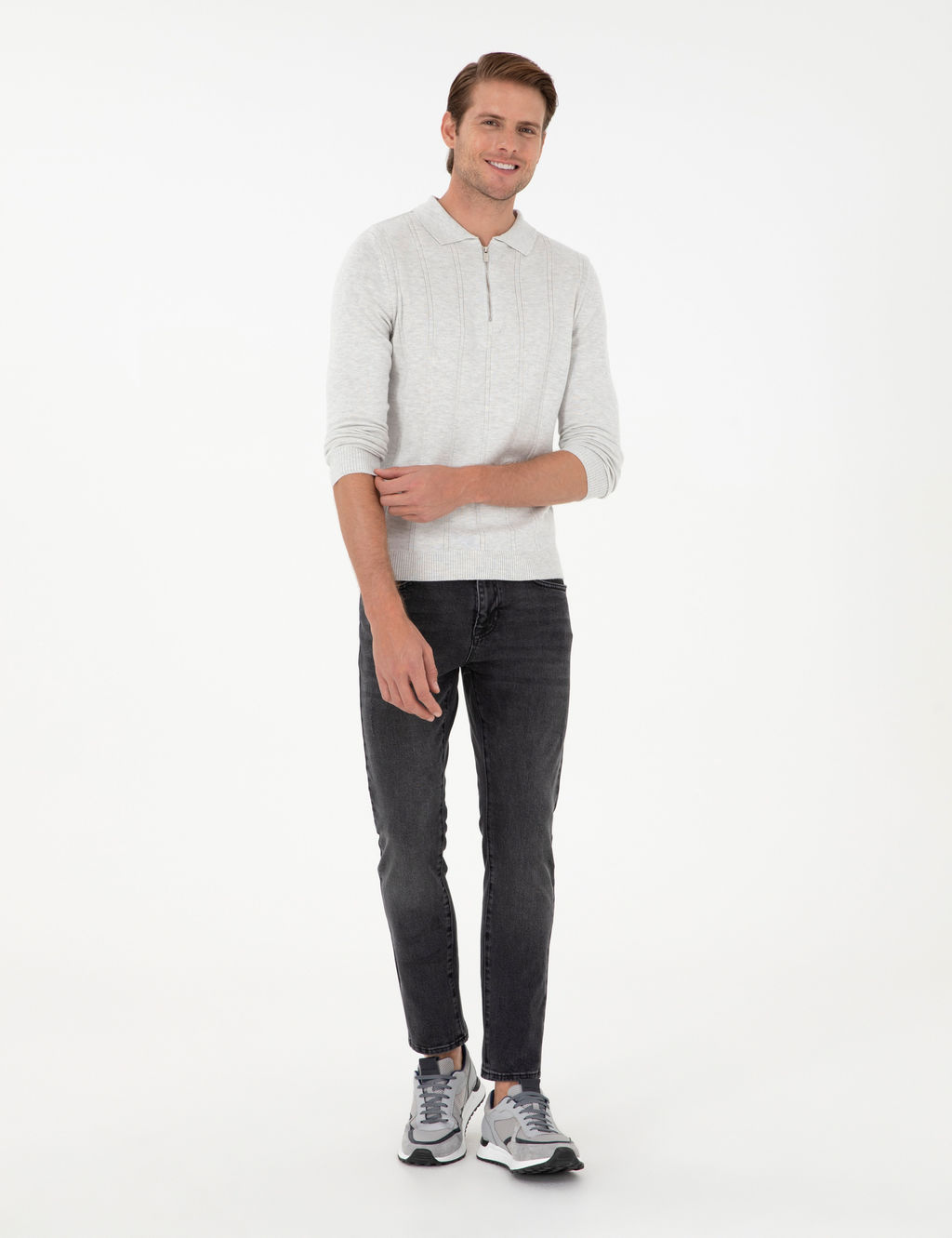 Siyah Slim Fit Jean Pantolon