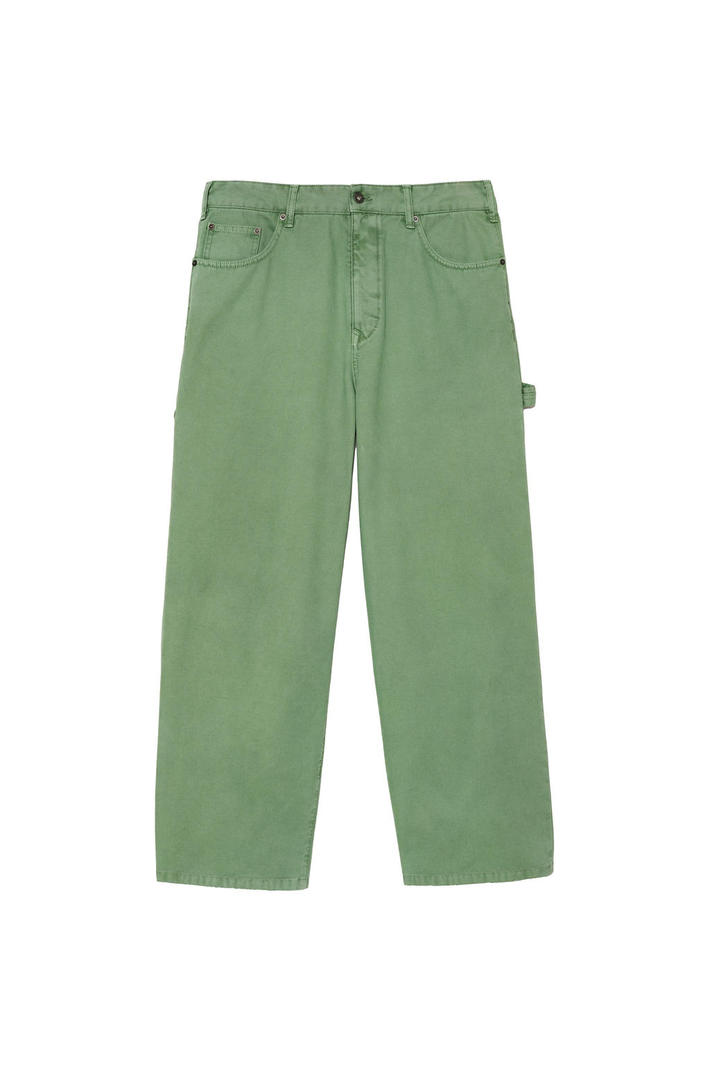 PANTAL?N RELAXED FIT BOLSILLO CARPINTERO / VERDE - Zara фото 3