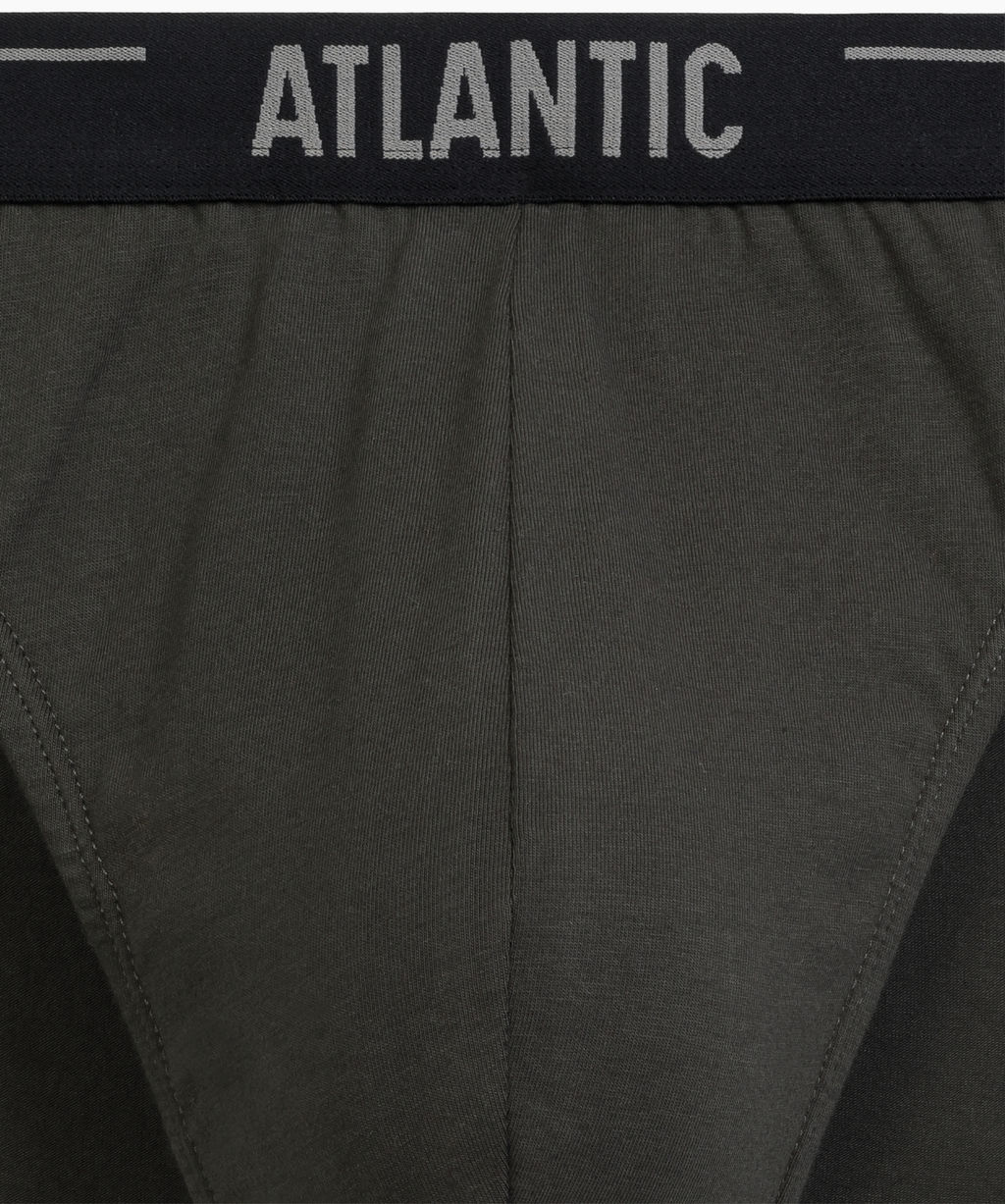 ATLANTIC 3MP-094 Трусы спорт Solid - набор (3 шт.) темно-фиолетовый + черный + темный хаки  фото 5