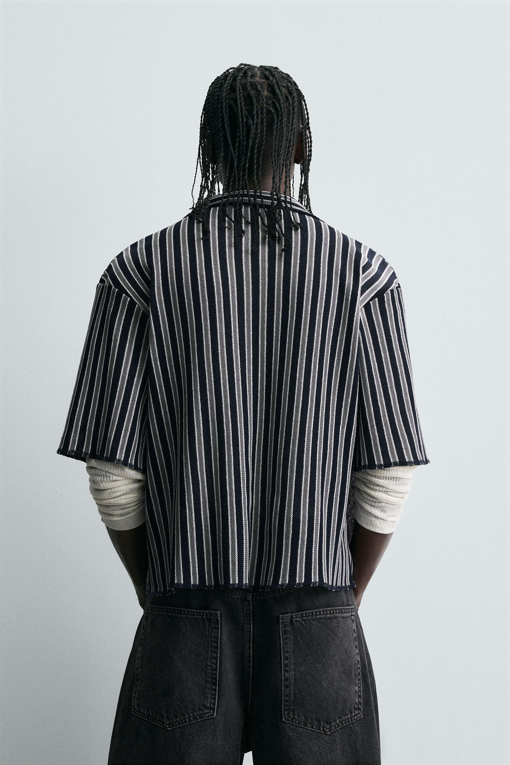 STRIPED JACQUARD SHIRT - Zara фото 3
