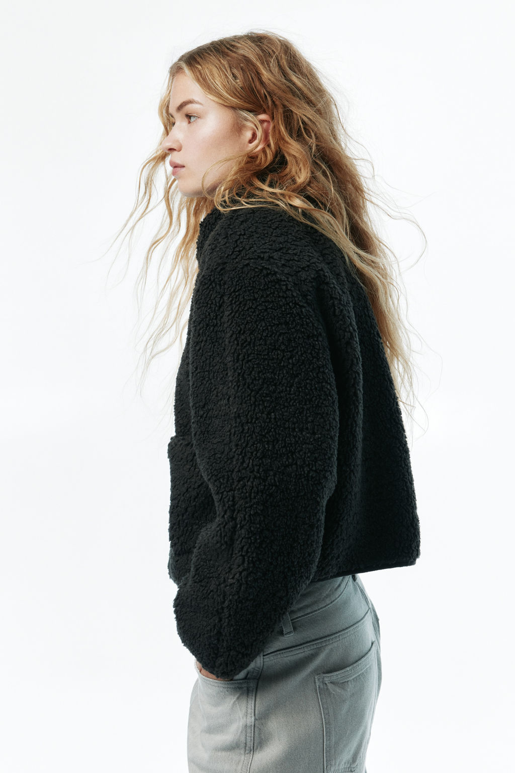 Chaqueta de borreguito con cuello - H&m фото 4