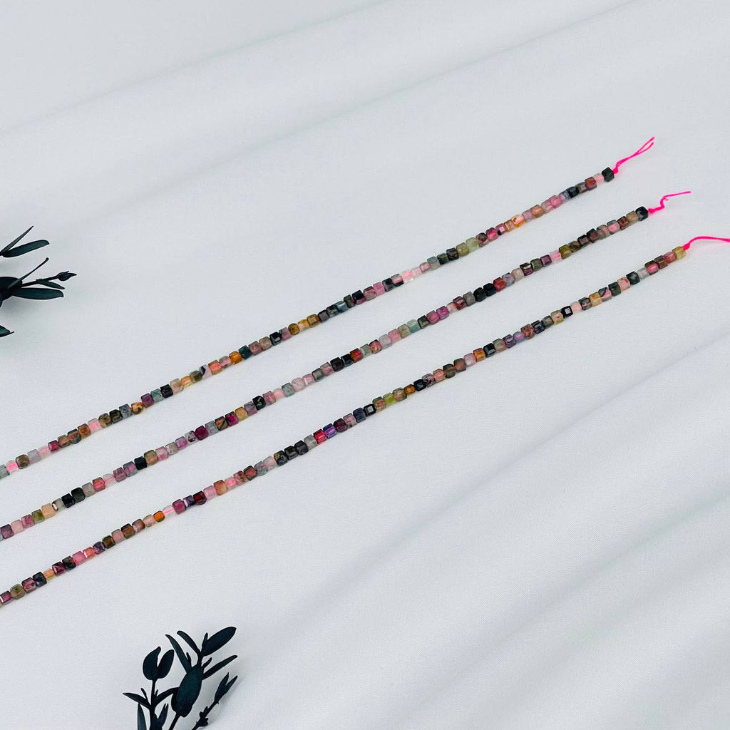 Бусины для украшений из Турмалина микс 39 см