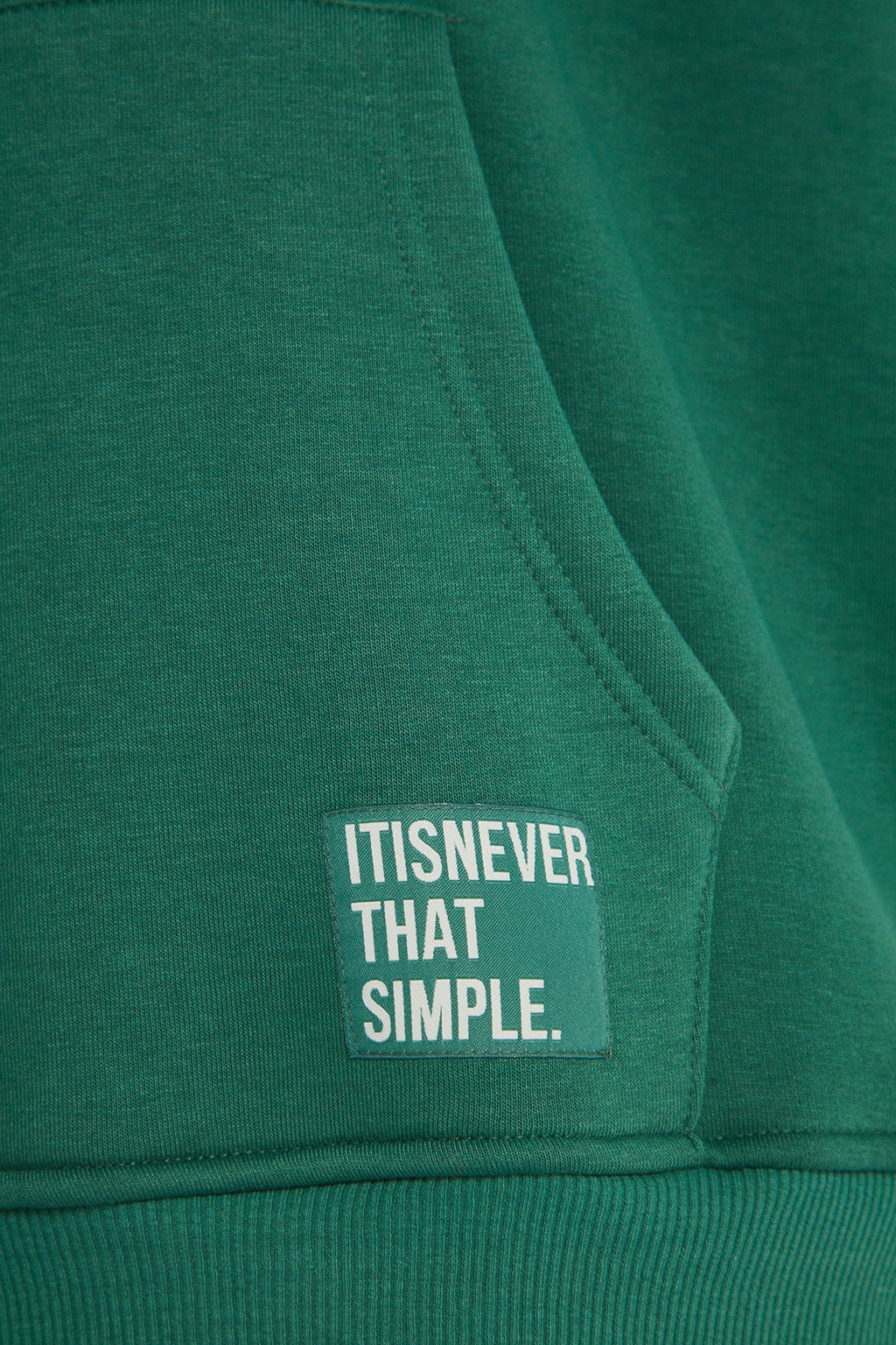 TRENDYOL MAN Antrasit Buyuk Beden Oversize Basic Rahat Kapusonlu Etiketli Ici Polarl? Sweatshirt TMNAW24AO00000 - Trendyolmilla фото 8