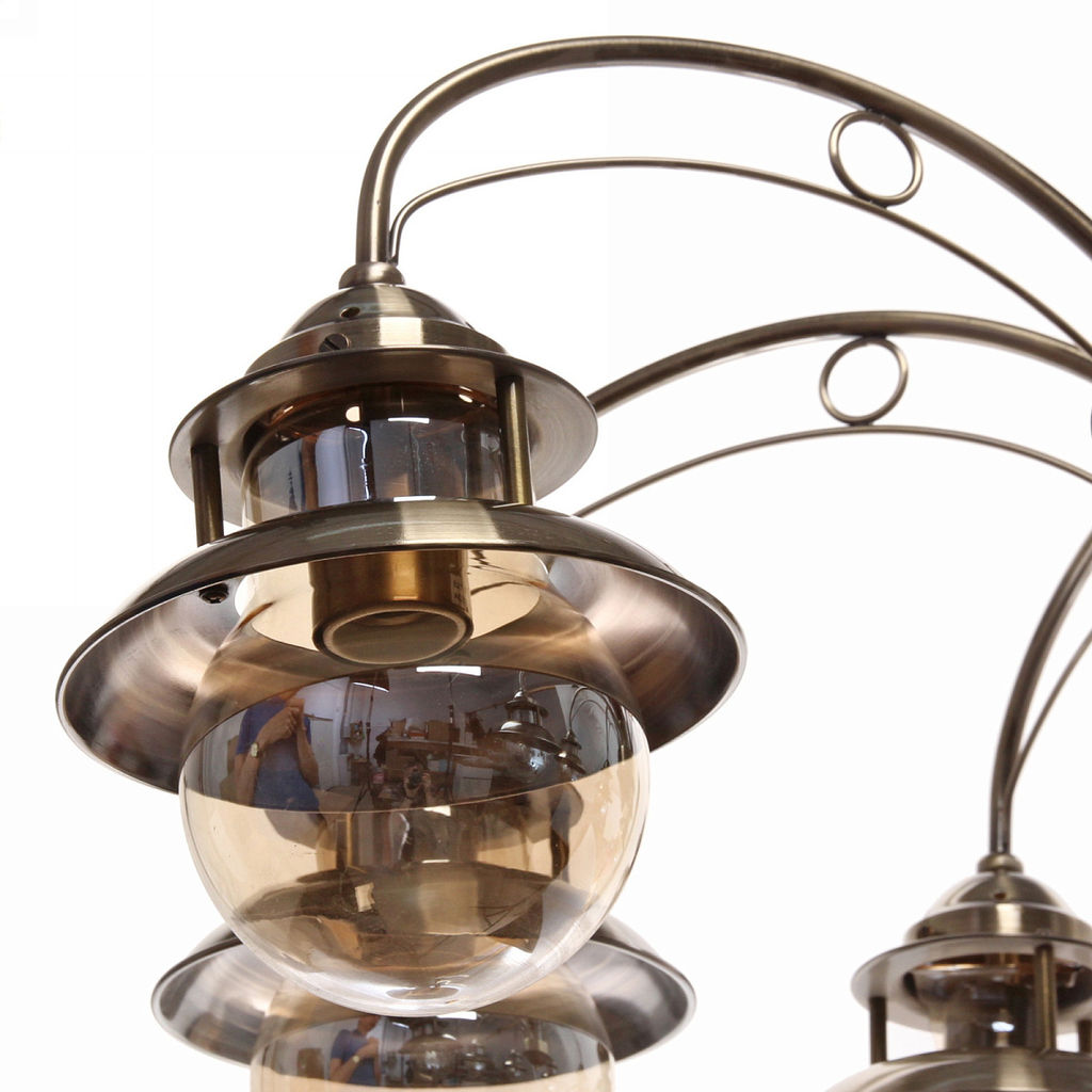 Люстра 1*40Вт Е27 80*80*35см 6-MDG5955/7AB