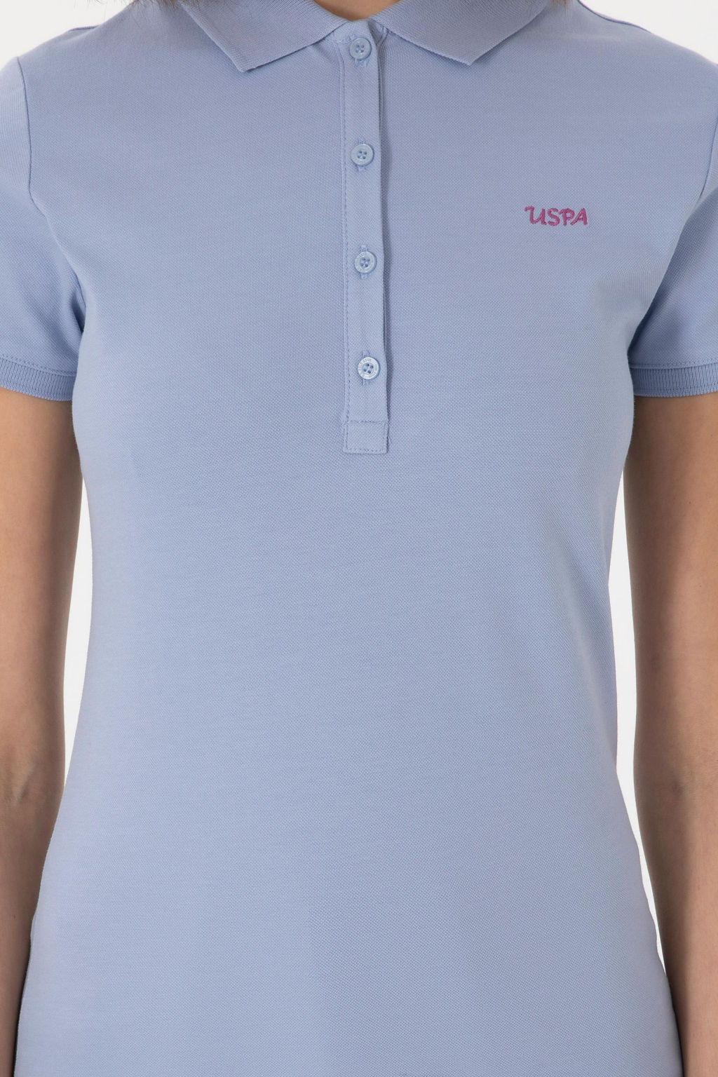 Kad_n A__k Mavi Basic Polo Yaka Ti__rt Sepette S_rpriz _ndirim - U.s. polo assn фото 7