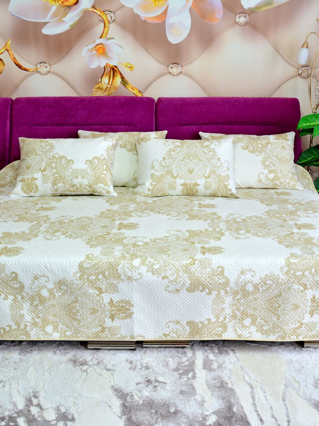 Покрывало соты 220х240 - Березка фото 6