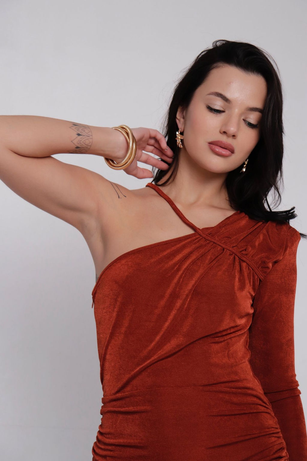 Платье вечернее с драпировкой - Martichelli фото 14