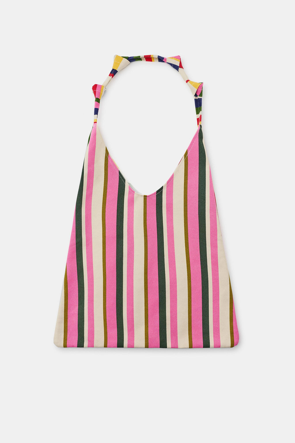 BOLSA CANVAS RAYAS / Multicolor - Zara фото 7