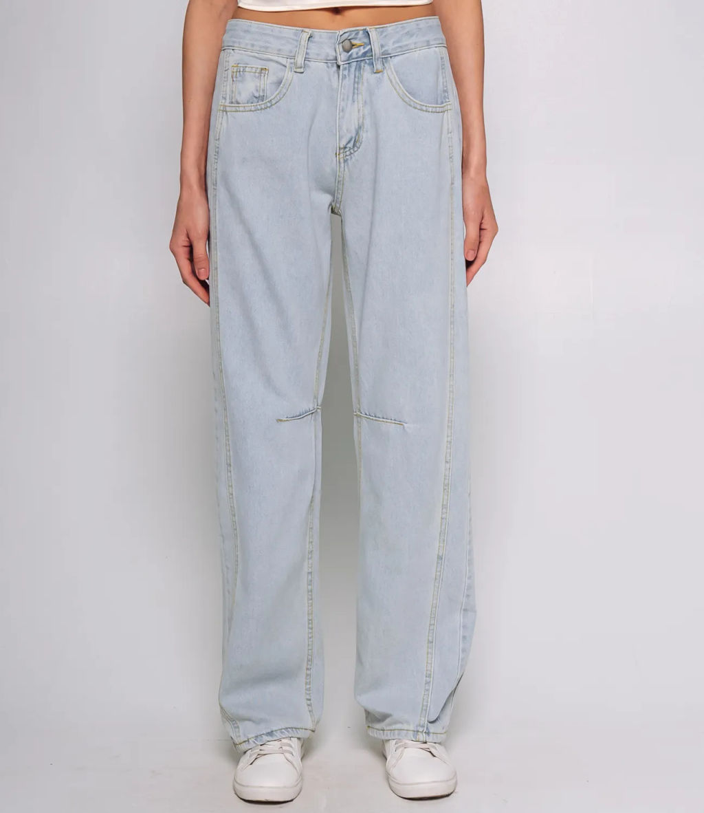 Джинсы #ОКТ055001, голубой