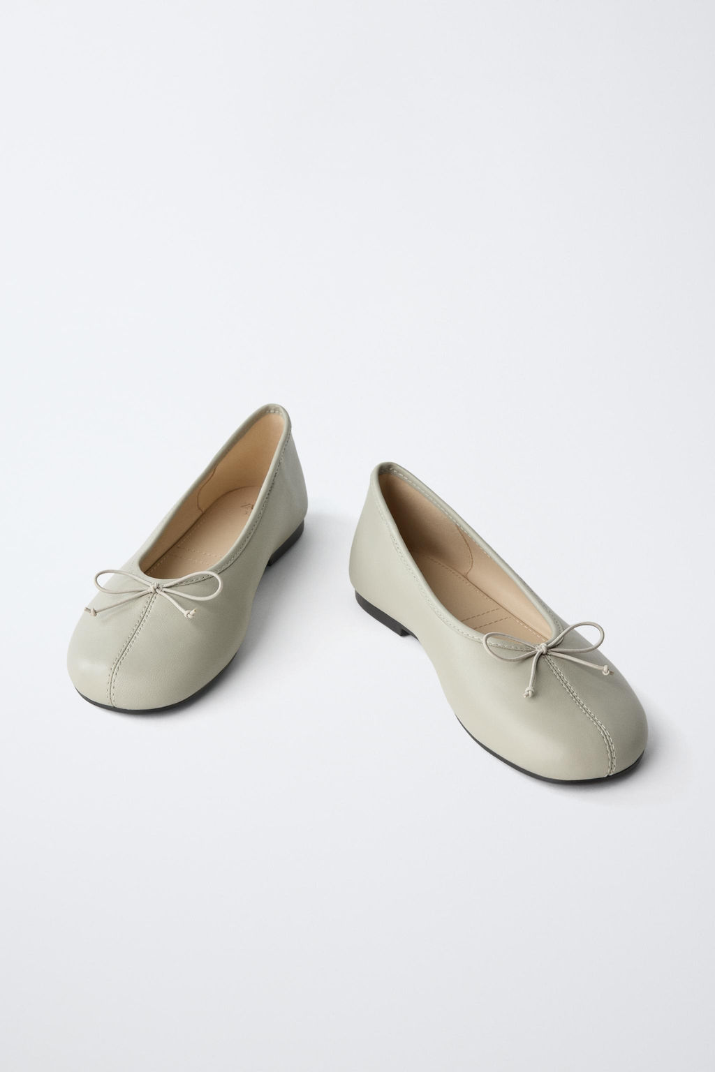 BAILARINA PIEL LAZO / Gris - Zara фото 3