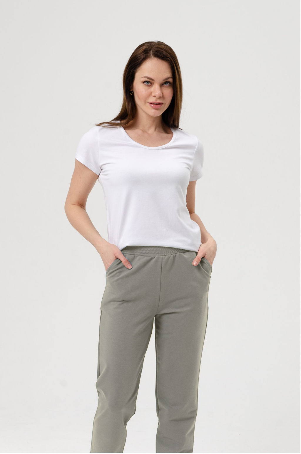 Джоггеры микс Цвет:Изумрудный