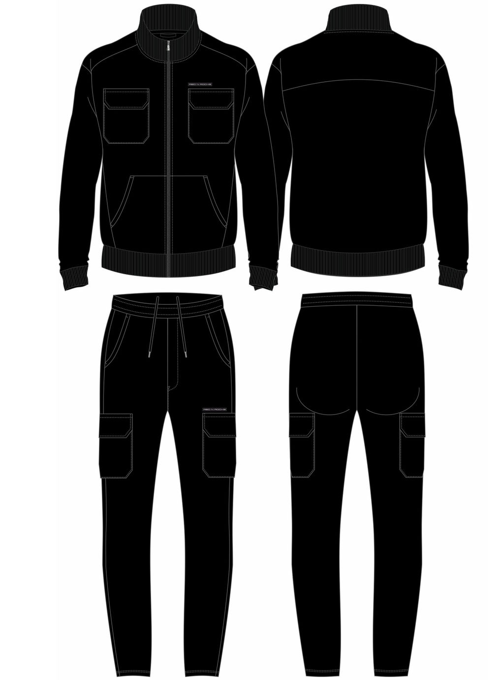 Спортивный костюм мужской 11M-RR-1757 RED-N-ROCKS