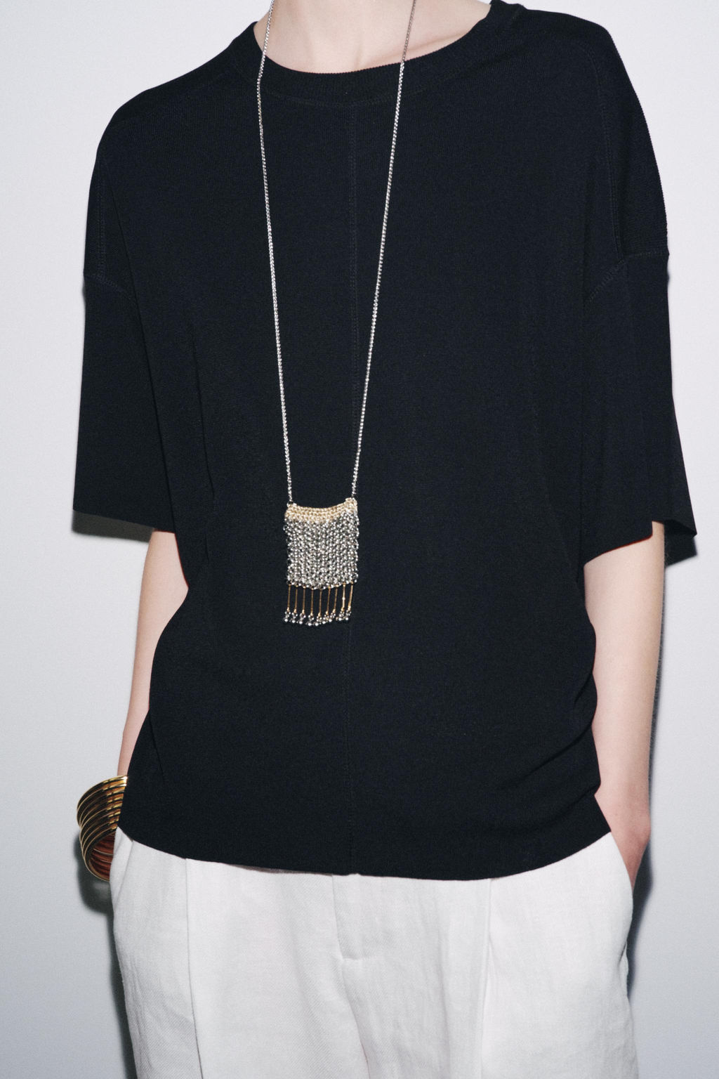 OVERSIZE PLAIN KNIT TOP - Zara фото 5