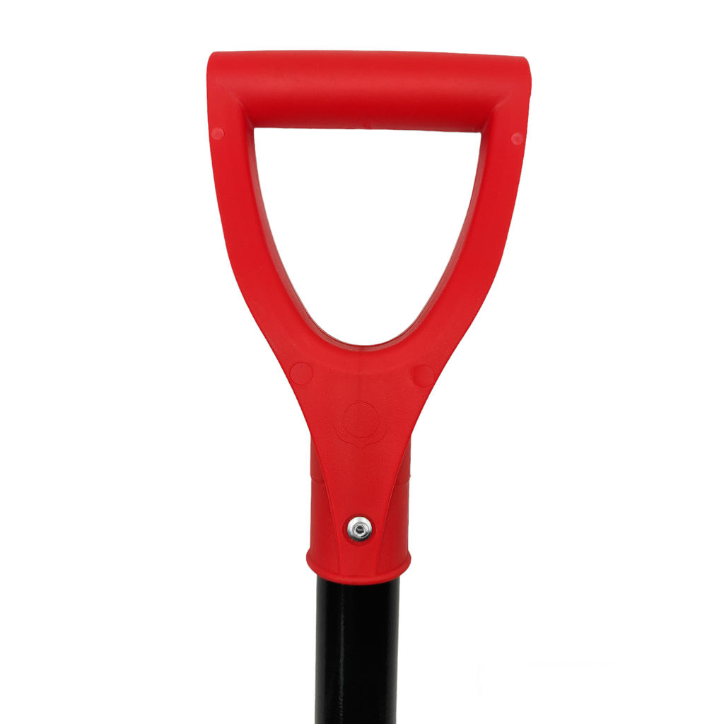 Лопата снеговая "Снежник" п/эт. цветная, с алюм.накл., разборная, с алюм.черенком, ручкой, 380х370мм