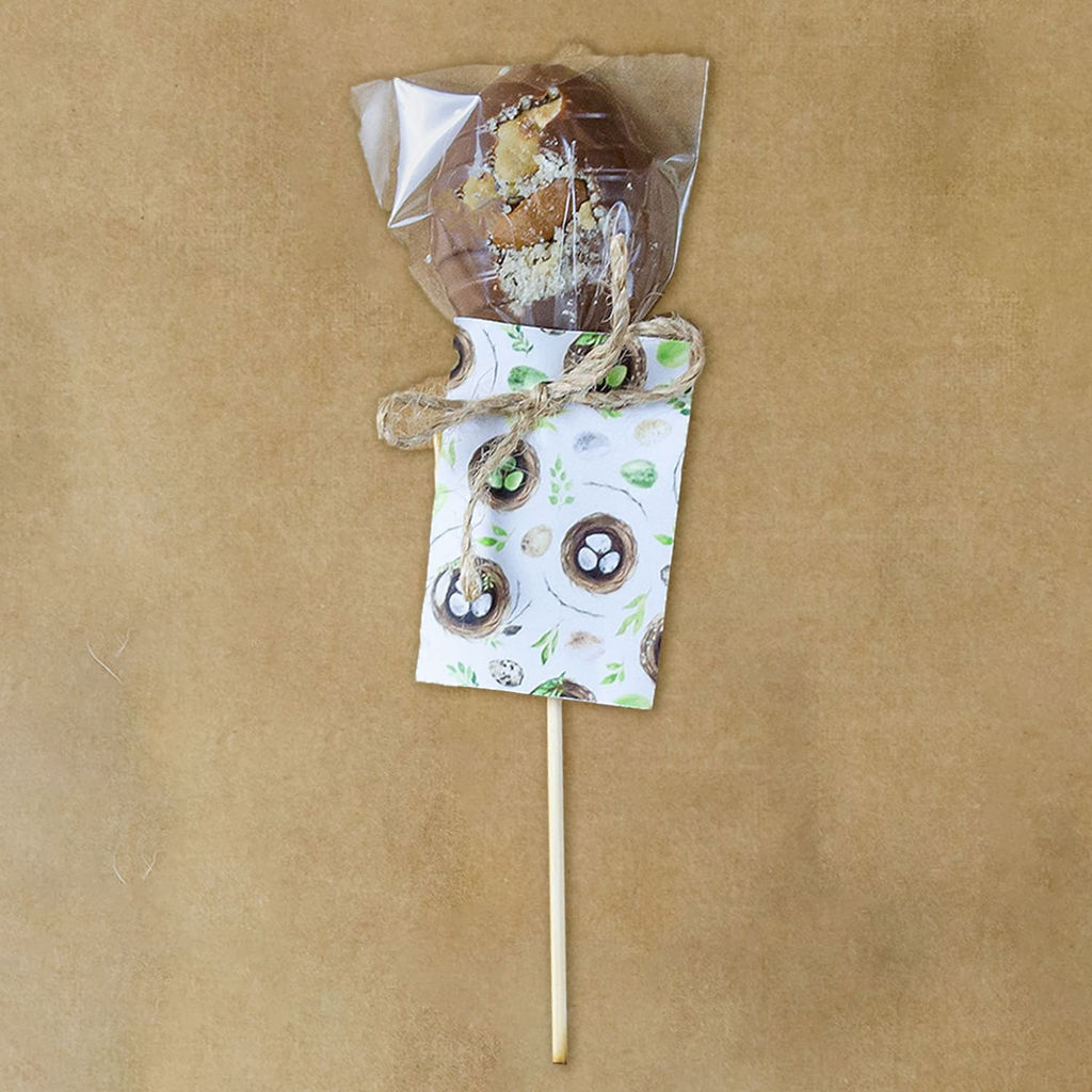 Шоколад молочный с кешью на палочке, Шоколад молочный с кешью на палочке (овал), 20г - Hunterberry фото 4