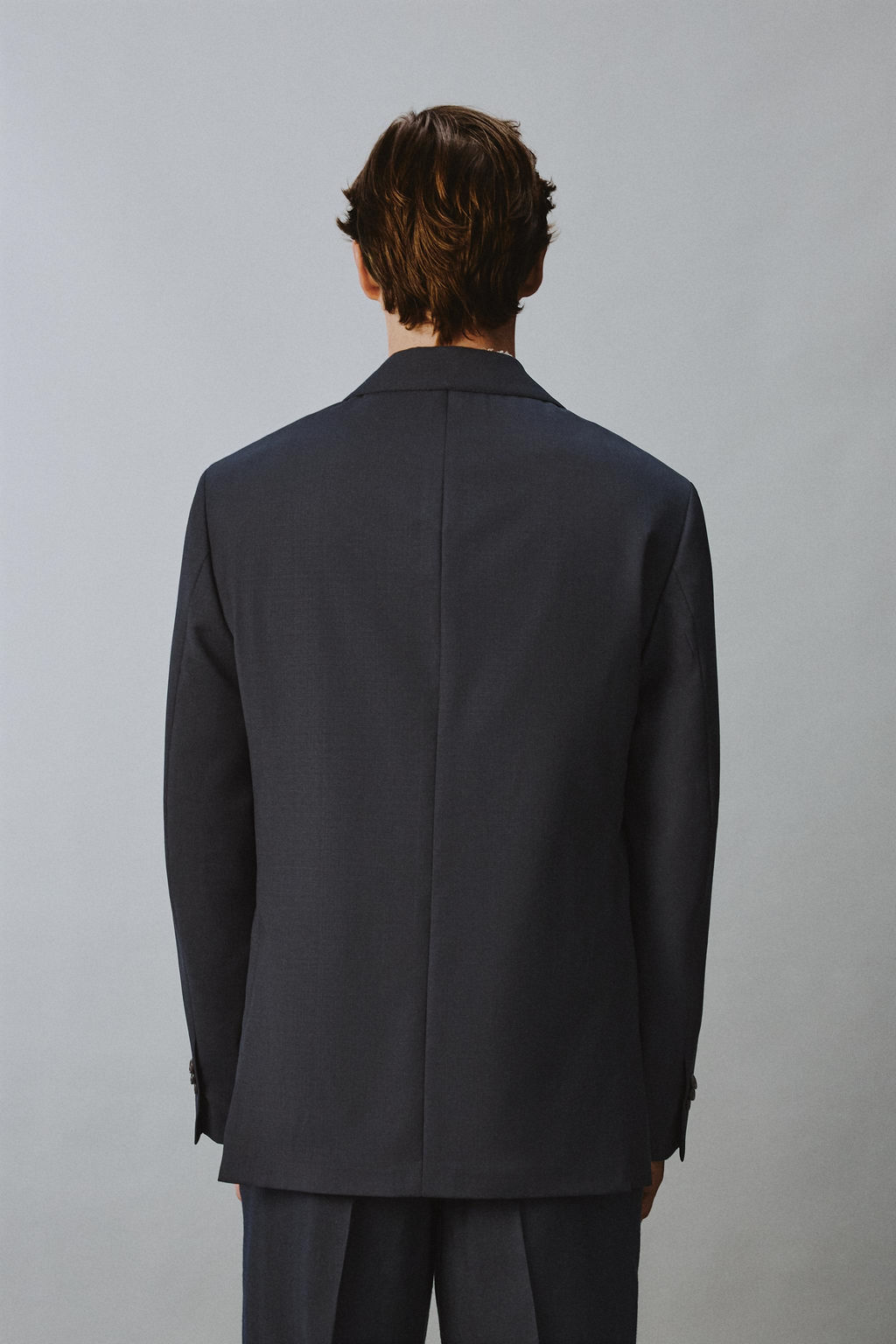 BLAZER RELAXED FIT 100% LANA / Marino - Zara фото 3