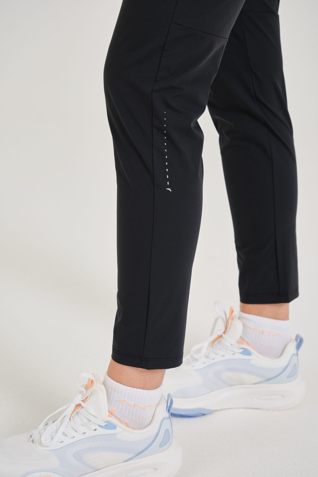 Брюки текстильные удлиненные Черный - Anta фото 7